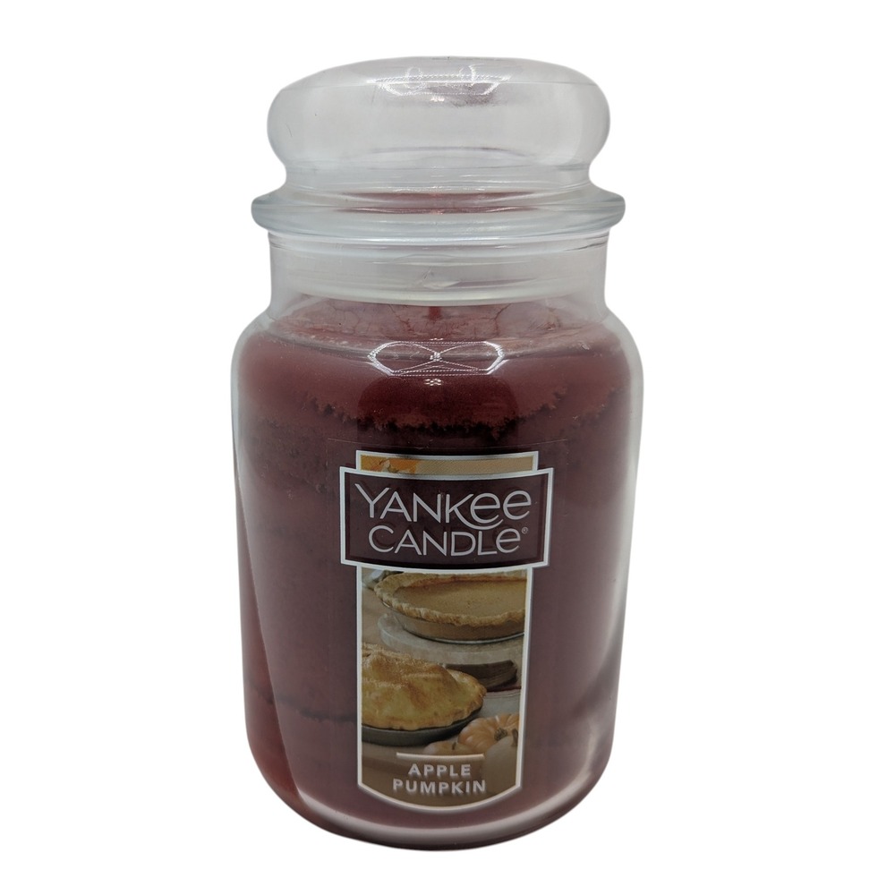 Yankee Candle Apple Pumpkin‎ Large Jar Scented Candle 22 oz Fall Harvest